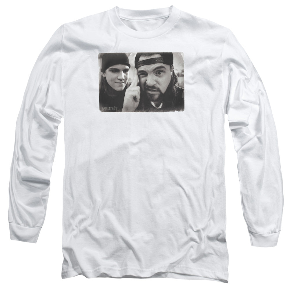 Mallrats Mind Tricks Mens Long Sleeve Shirt White Officially Licensed