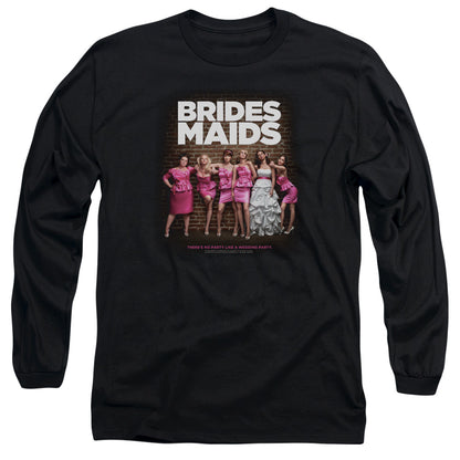 Bridesmaids Poster Mens Long Sleeve Shirt Black Officially Licensed Officially Licensed