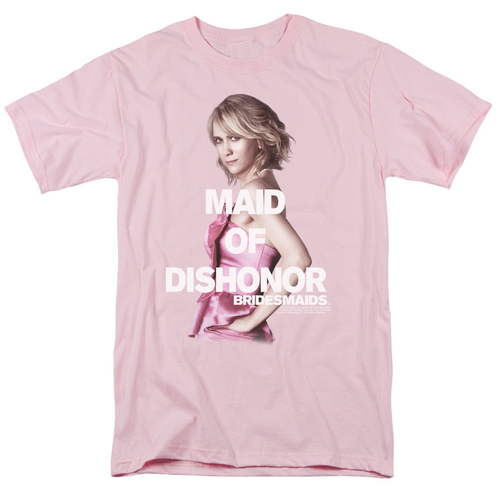 Bridesmaids Maid Of Dishonor Mens T Shirt Pink