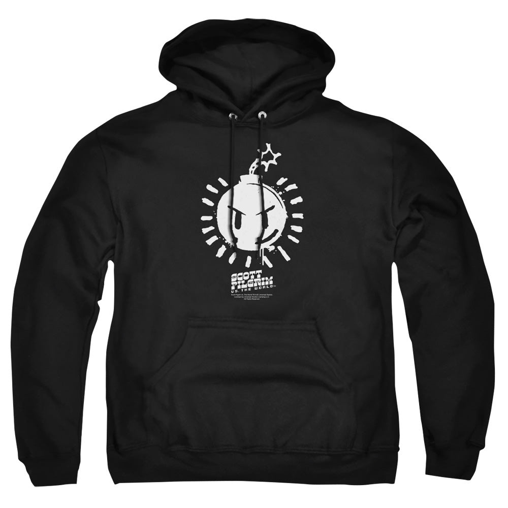 Scott Pilgrim Sex Bob Omb Logo Mens Hoodie Black Officially Licensed