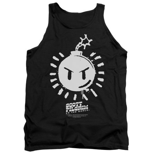 Scott Pilgrim Sex Bob Omb Logo Mens Tank Top Shirt Black