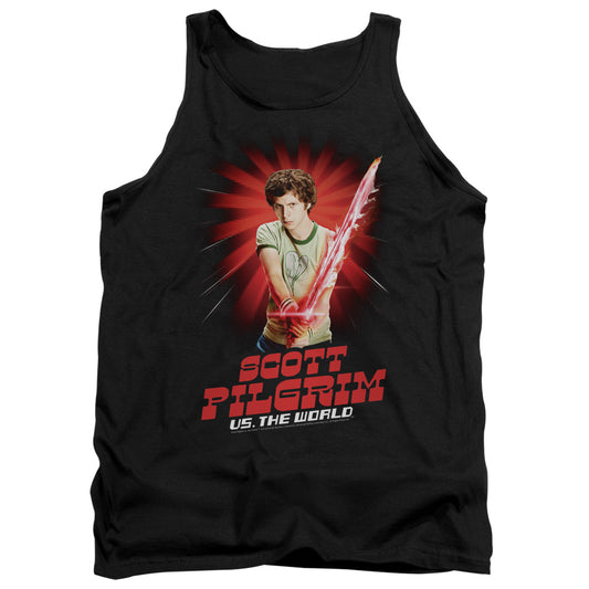 Scott Pilgrim Super Sword Mens Tank Top Shirt Black