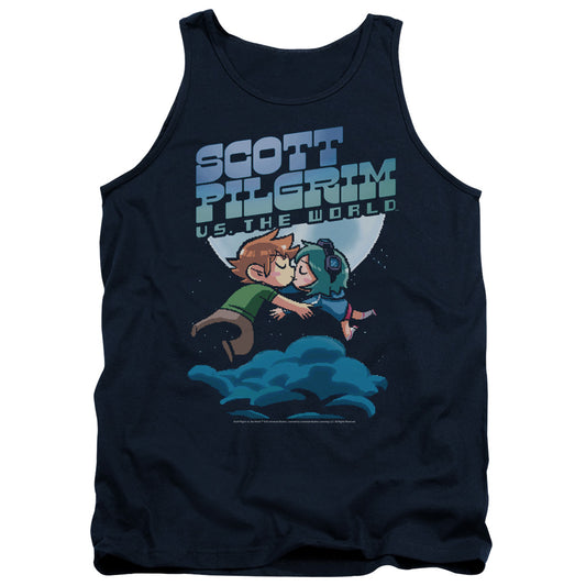 Scott Pilgrim Lovers Mens Tank Top Shirt Navy