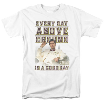 Scarface Above Ground Mens T Shirt White Officially Licensed
