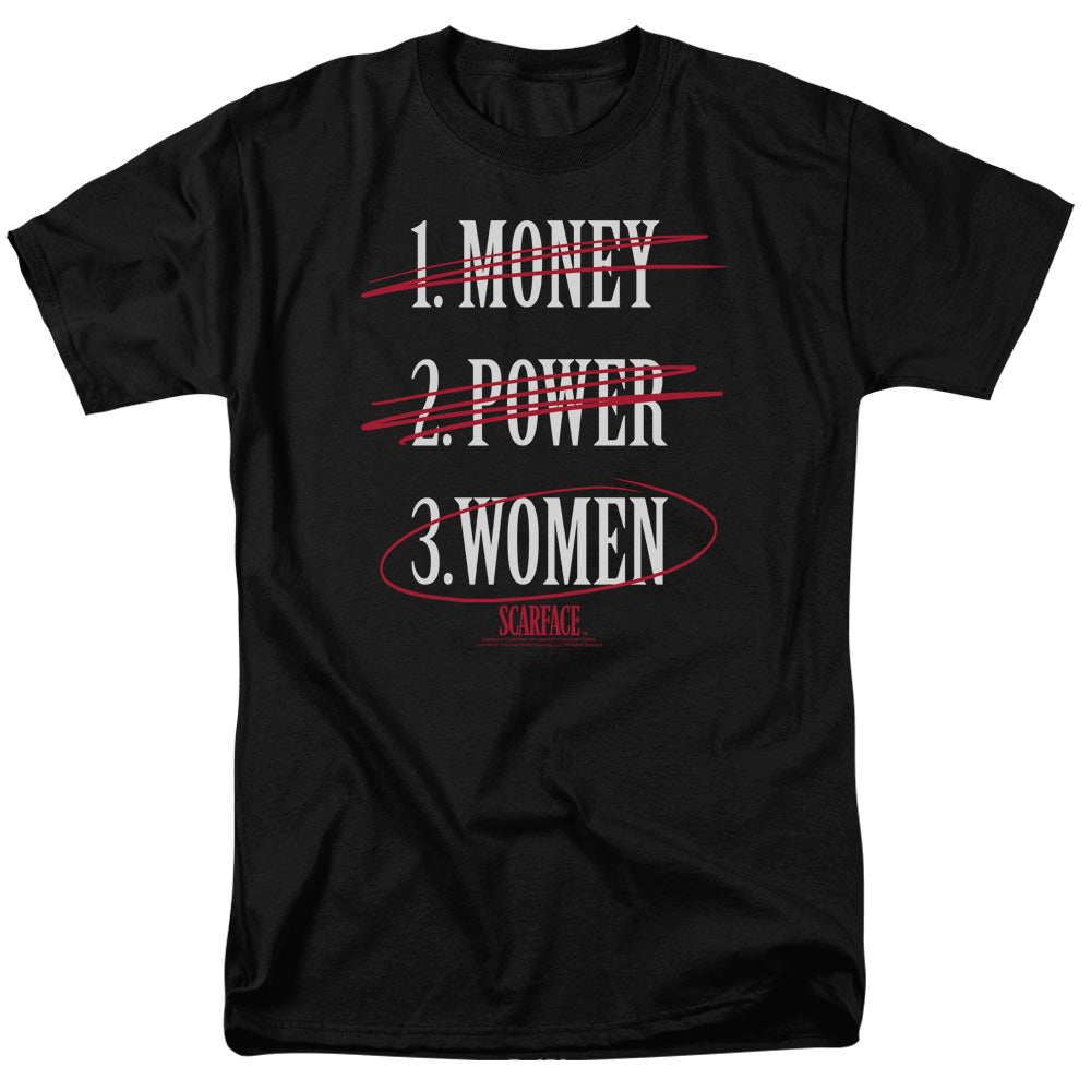 Scarface Money Power Women Mens T Shirt Black Officially Licensed