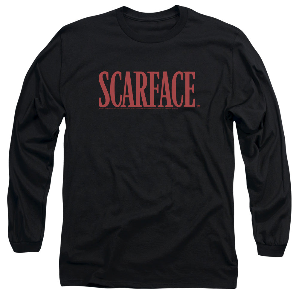 Scarface Logo Mens Long Sleeve Shirt Black Officially Licensed Officially Licensed