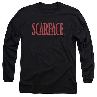 Scarface Logo Mens Long Sleeve Shirt Black Officially Licensed Officially Licensed