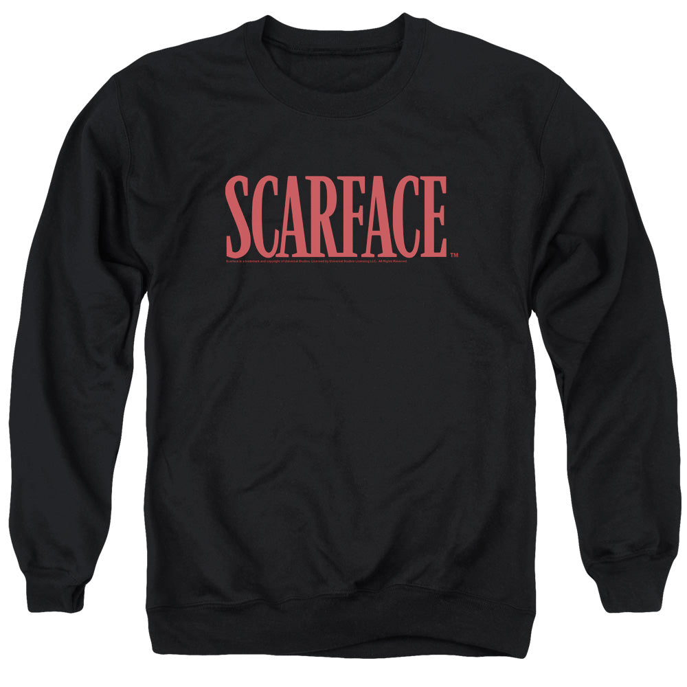 Scarface Logo Mens Crewneck Sweatshirt Black Officially Licensed