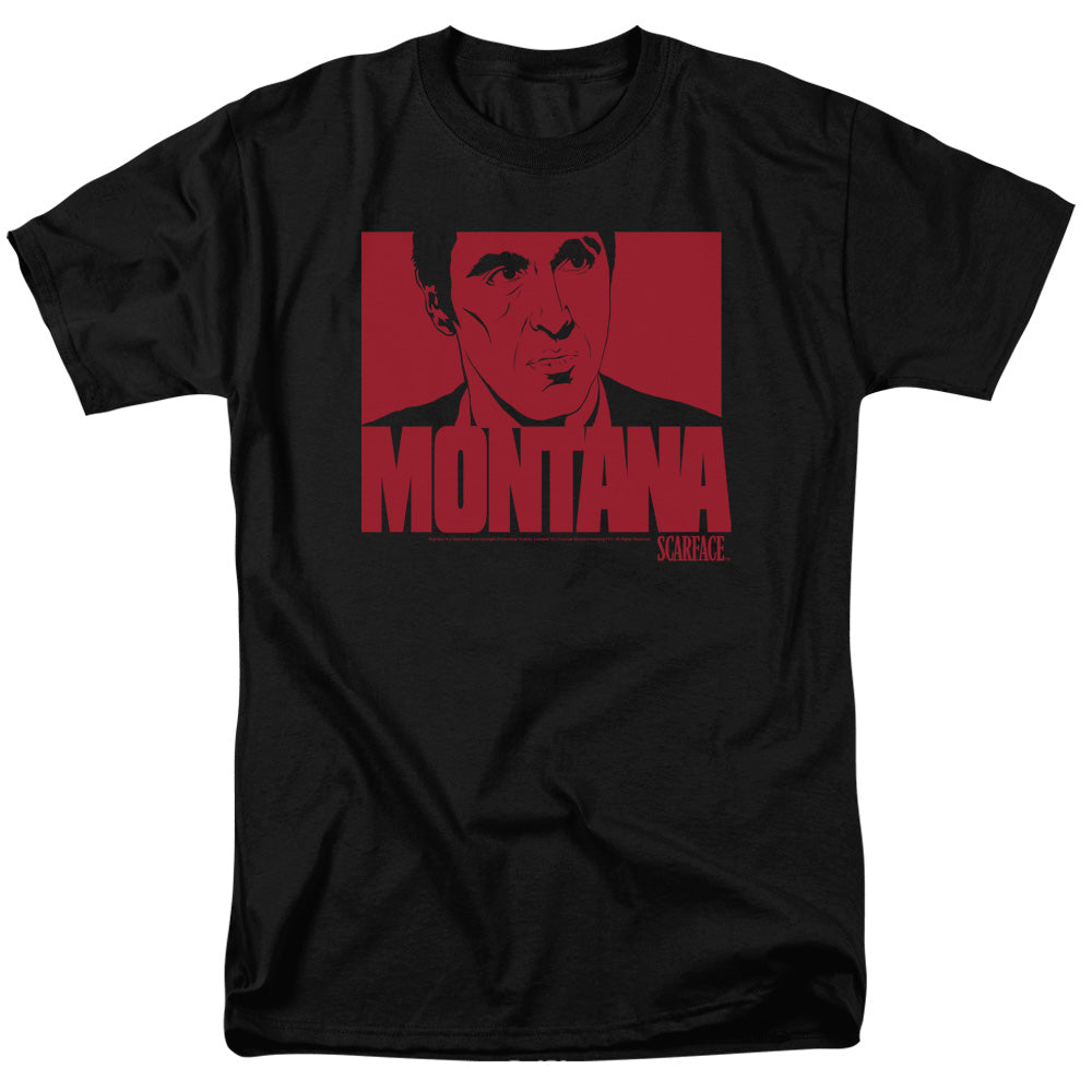 Scarface Montana Face Mens T Shirt Black Officially Licensed