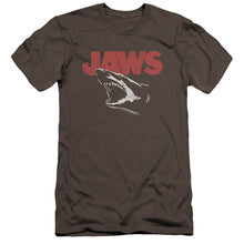 Load image into Gallery viewer, Jaws Cracked Jaw Premium Bella Canvas Slim Fit Mens T Shirt Charcoal