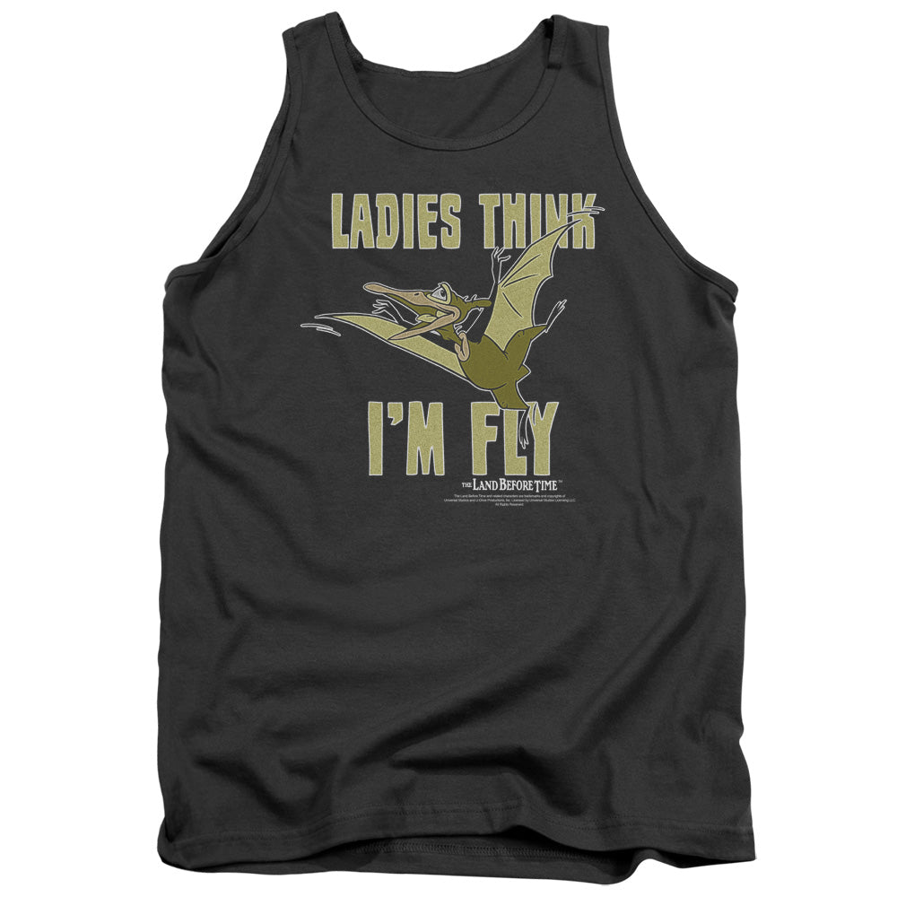 Land Before Time Im Fly Mens Tank Top Shirt Charcoal