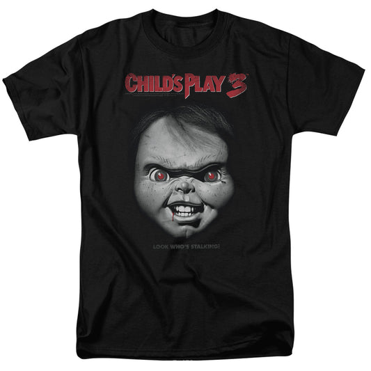 Childs Play 3 Face Poster Mens T Shirt Black
