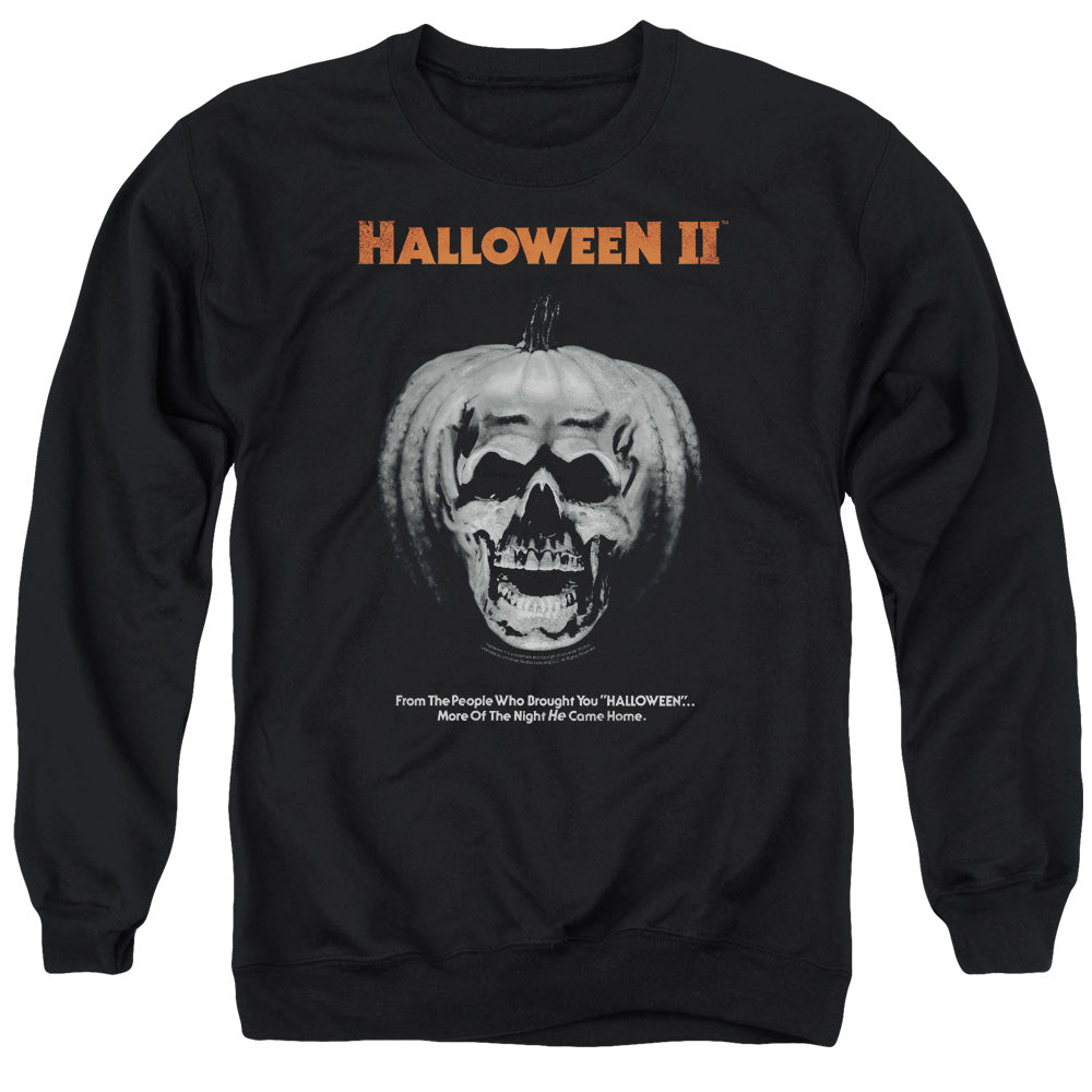 Halloween Ii Pumpkin Poster Mens Crewneck Sweatshirt Black Officially Licensed