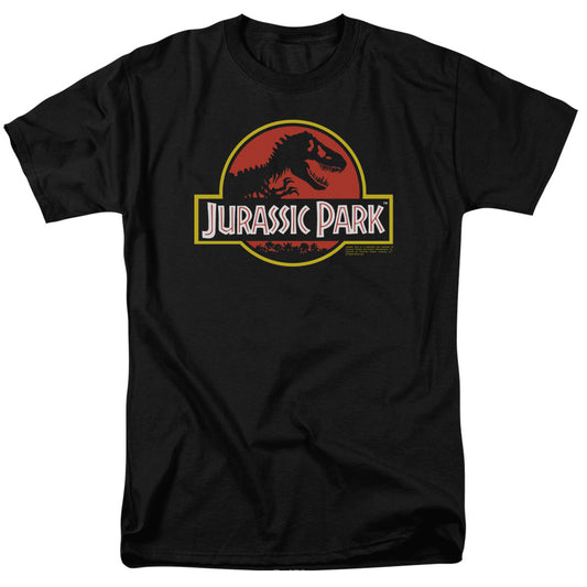 Jurassic Park Classic Logo Mens T Shirt Black