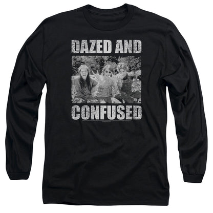 Dazed And Confused Rock On Mens Long Sleeve Shirt Black Officially Licensed Officially Licensed