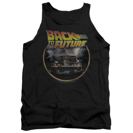 Back To The Future Back Mens Tank Top Shirt Black Black