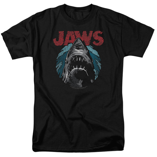 Jaws Water Circle Mens T Shirt Black