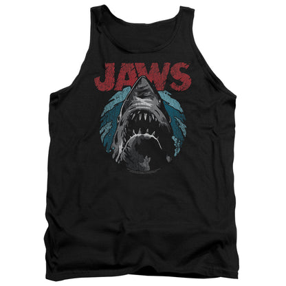 Jaws Water Circle Mens Tank Top Shirt Black