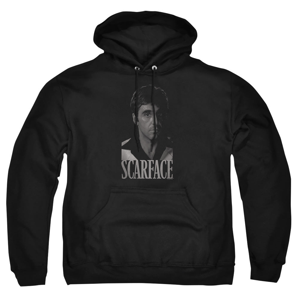 Scarface B&W Tony Mens Hoodie Black Officially Licensed