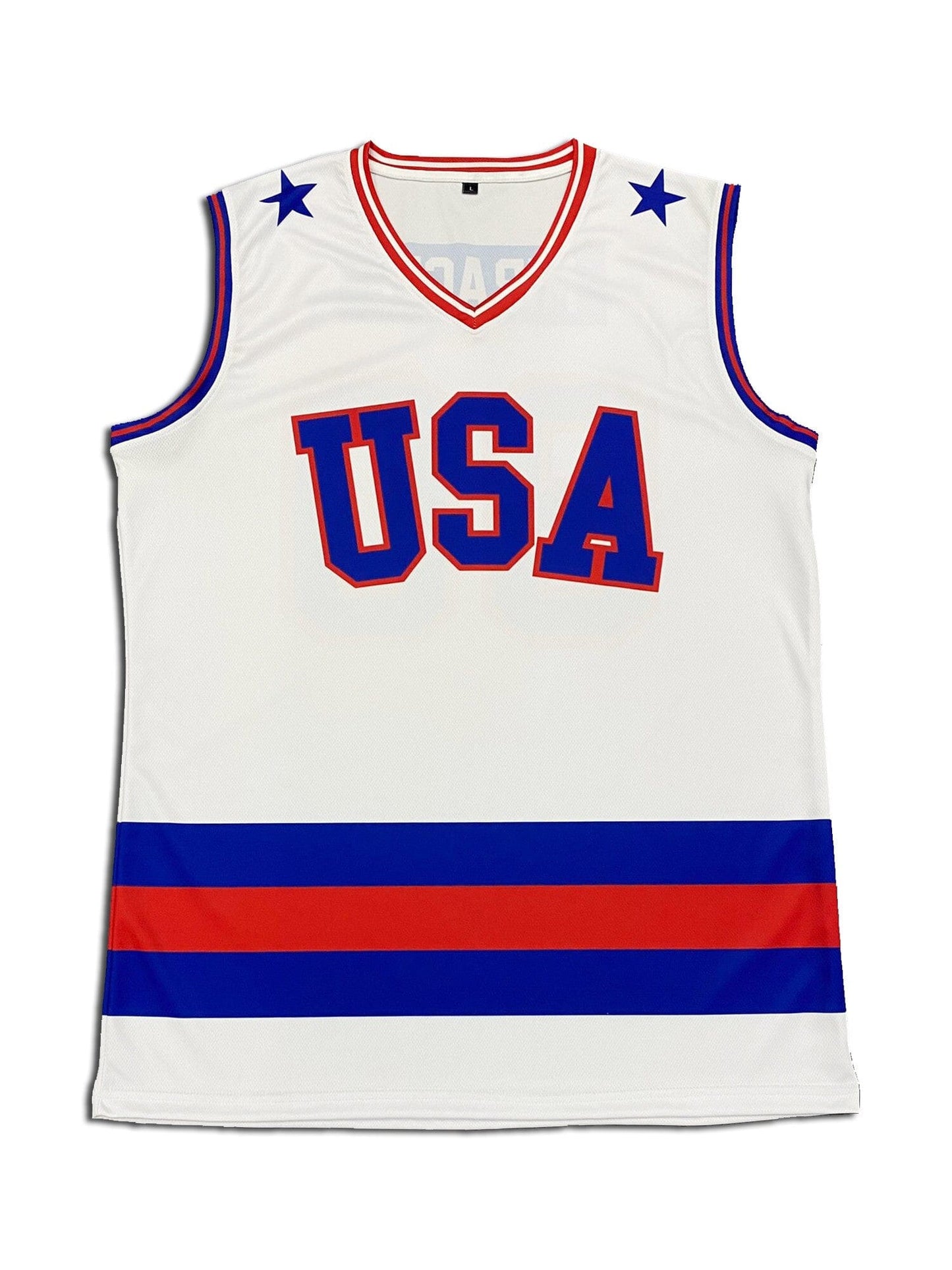 USA Miracle on Ice 1980 Away Hockey Tank