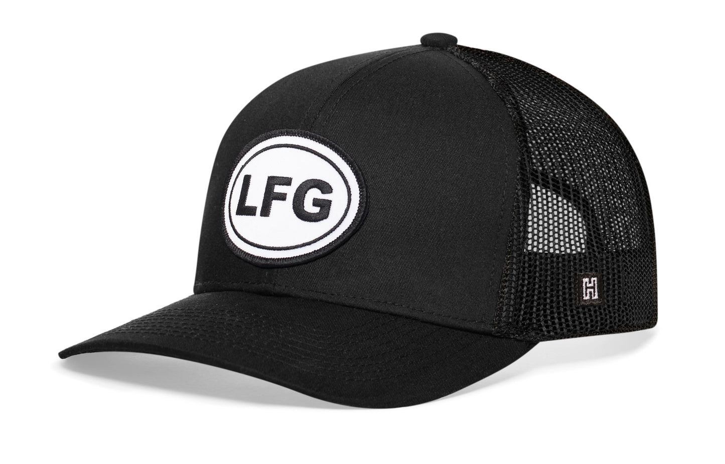 LFG Trucker Hat  |  Black Lets Go Snapback Haka