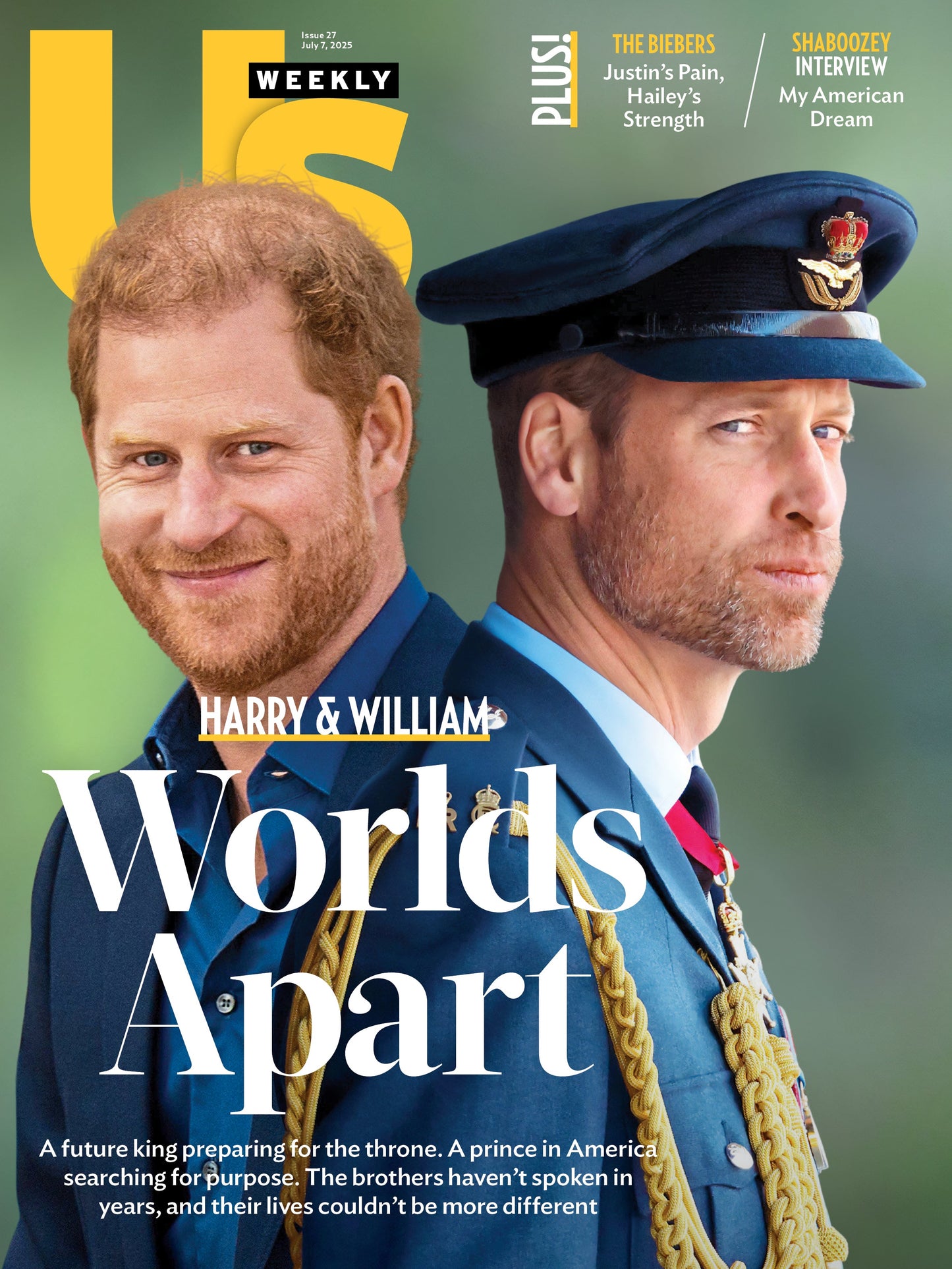 Us Weekly - 07.07.25: Justin Bieber Struggles As Hailey Rises In Her Career, Royal Family Fallout, Prince Harry Vs William, Shaboozey's American Dream & More!