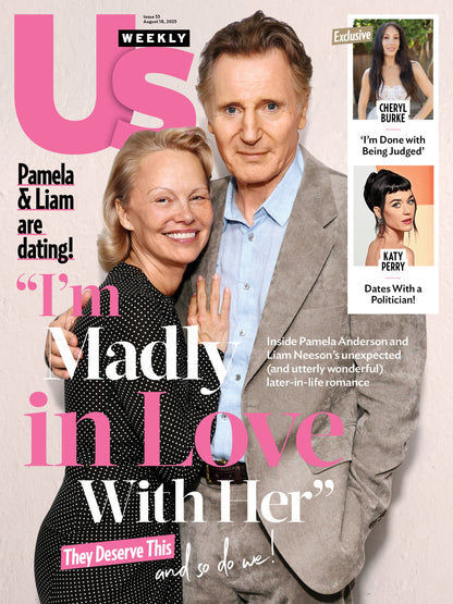 Us Weekly - 08.18.25: Liam Neeson & Pamela Anderson’s Love Story,  Former Dancing With The Stars Pro, Cheryl Burke's Done Being Judged, Katy Perry’s New Politician Romance & More!