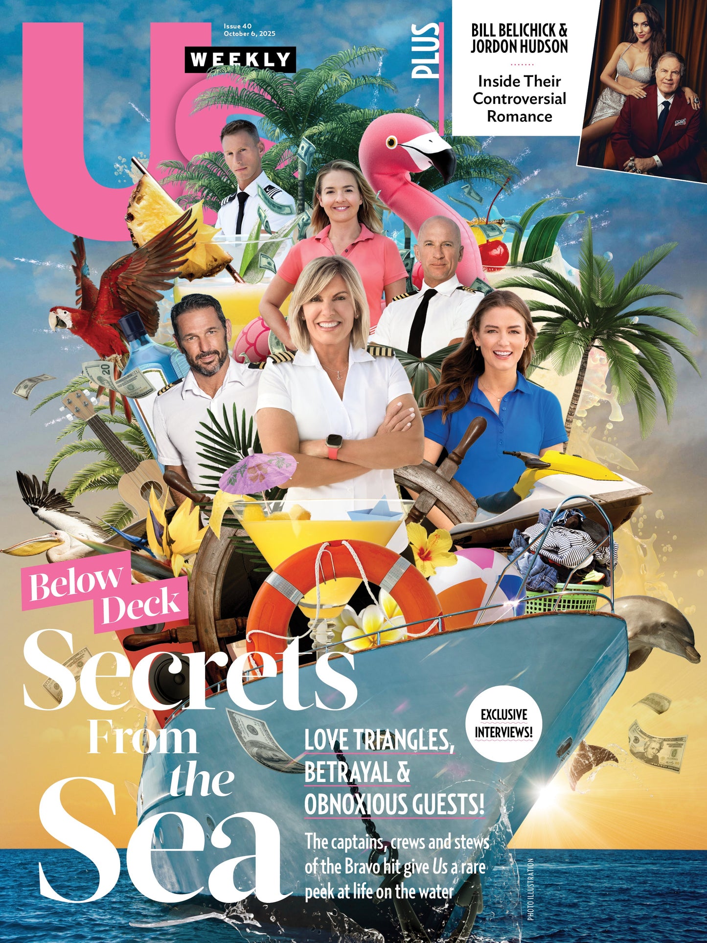 Us Weekly - 10.06.25: Jordan Hudson, Bill Belichick’s 24-Year-Old Girlfriend & Their Love Story, Below Deck’s Hidden Secrets, Nina Dobrev’s Shocking Breakup With Shaun White & More!