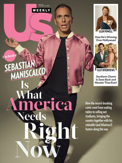 Us Weekly - 11.24.25: Glen Powell Winning Over Hollywood & Our Hearts, Comedy Star, Sebastian Maniscalco On What America Needs Right Now, Southern Charm Returns With Drama, Secrets & More!