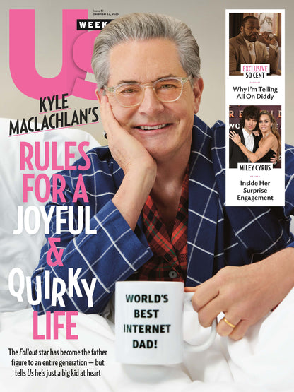 Us Weekly - 12.22.25: Why 50 Cent Bravely Speaks Out On Diddy While Others Are Afraid To Talk, Kyle MacLachlan’s Quirky & Joyful Life, Miley Cyrus’ Surprise Engagement To Maxx Morando & More!