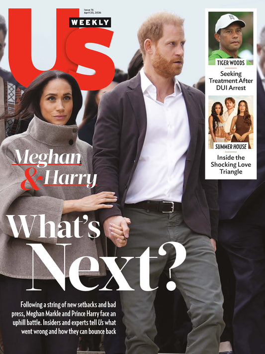 Us Weekly - 04.20.26: What's Next For Meghan & Harry Amid A String Of New Setbacks & Bad Press, Tiger Woods Seeking Treatment After DUI Arrest,