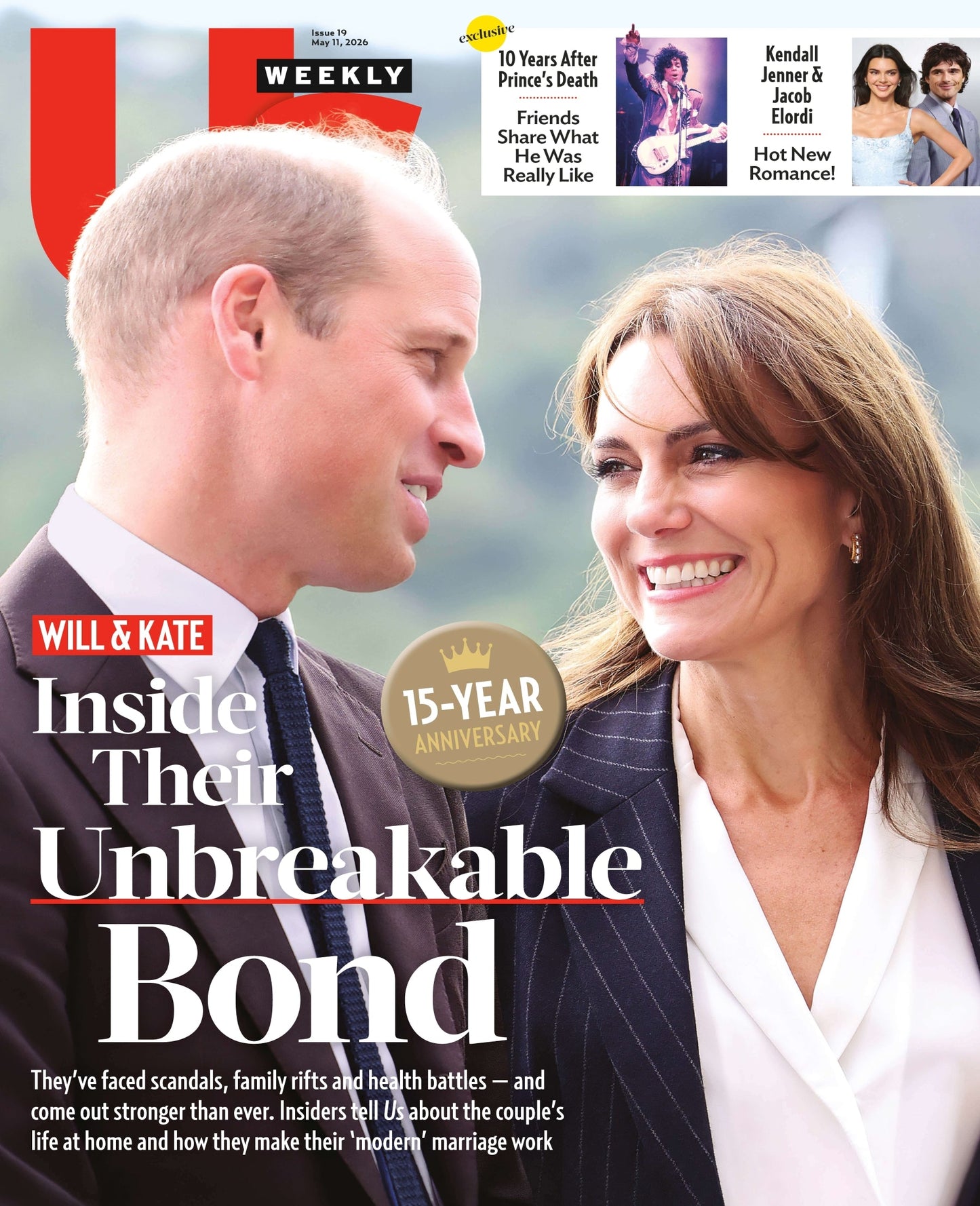 Us Weekly - 05.11.26: Prince William & Princess Kate's Unbreakable Bond, Kendall Jenner & Jacob Elordi's Hot New Romance, Prince's Friends Share Untold Stories 10 Years After His Death & More!