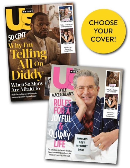 Us Weekly - 12.22.25: Why 50 Cent Bravely Speaks Out On Diddy While Others Are Afraid To Talk, Kyle MacLachlan’s Quirky & Joyful Life, Miley Cyrus’ Surprise Engagement To Maxx Morando & More!