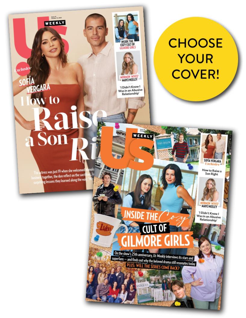 Us Weekly - 10.13.25: Gilmore Girls Fandom Secrets, Exclusive Interview With Sofia Vergara, Parenting Tips For Raising Sons, Mormon Wife, Mayci Neeley’s Relationship Abuse Survival Story & More!