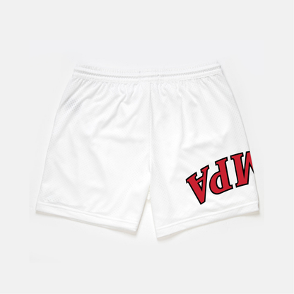 Tampa Spartans Mesh Shorts White Exclusive