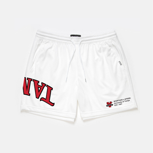 Tampa Spartans Mesh Shorts White Exclusive