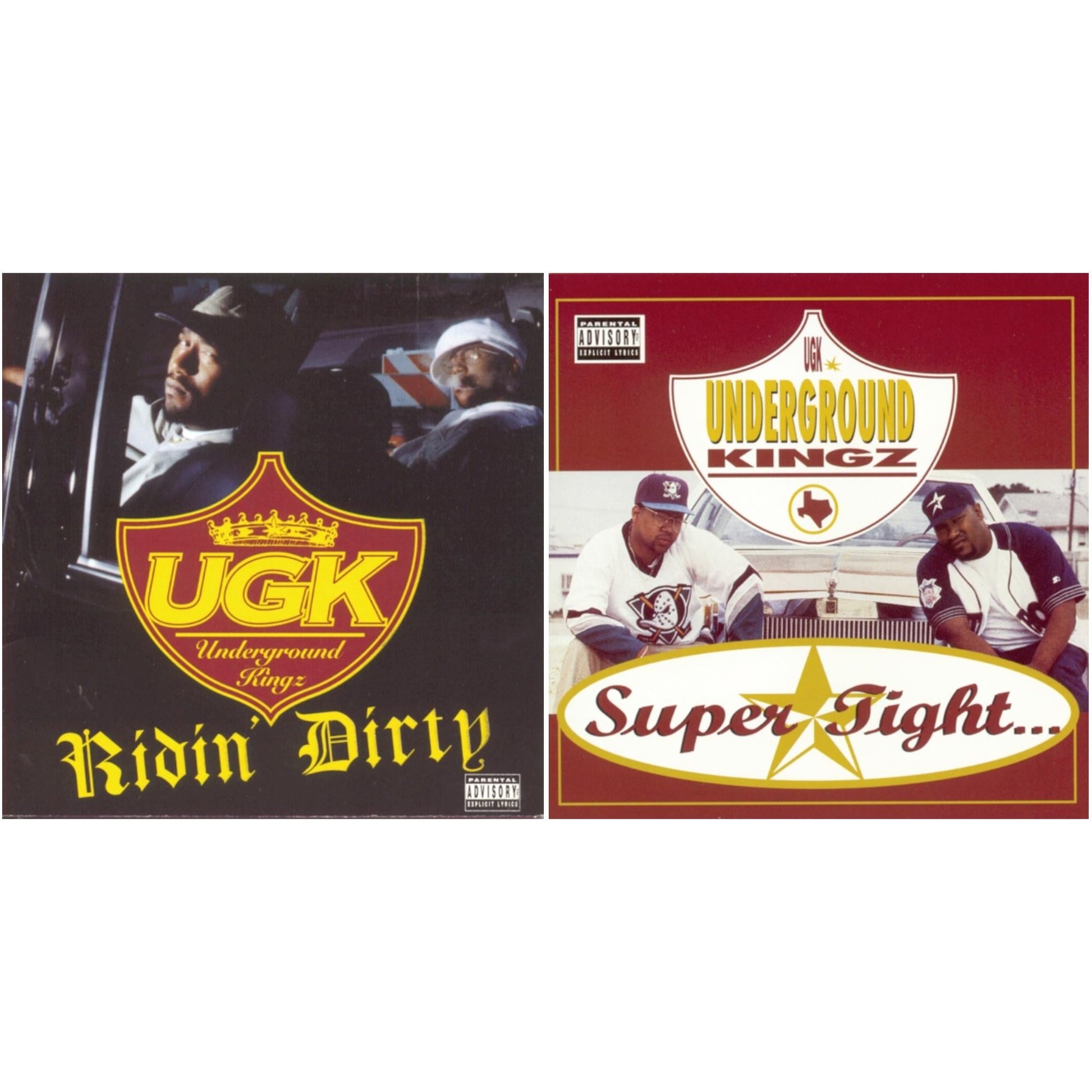 U.G.K. (Underground Kingz) - Super Tight & Ridin Dirty - CD Bundle