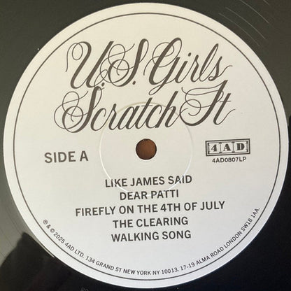 U.S. Girls – Scratch It (LP Vinyl) Vinyl Record