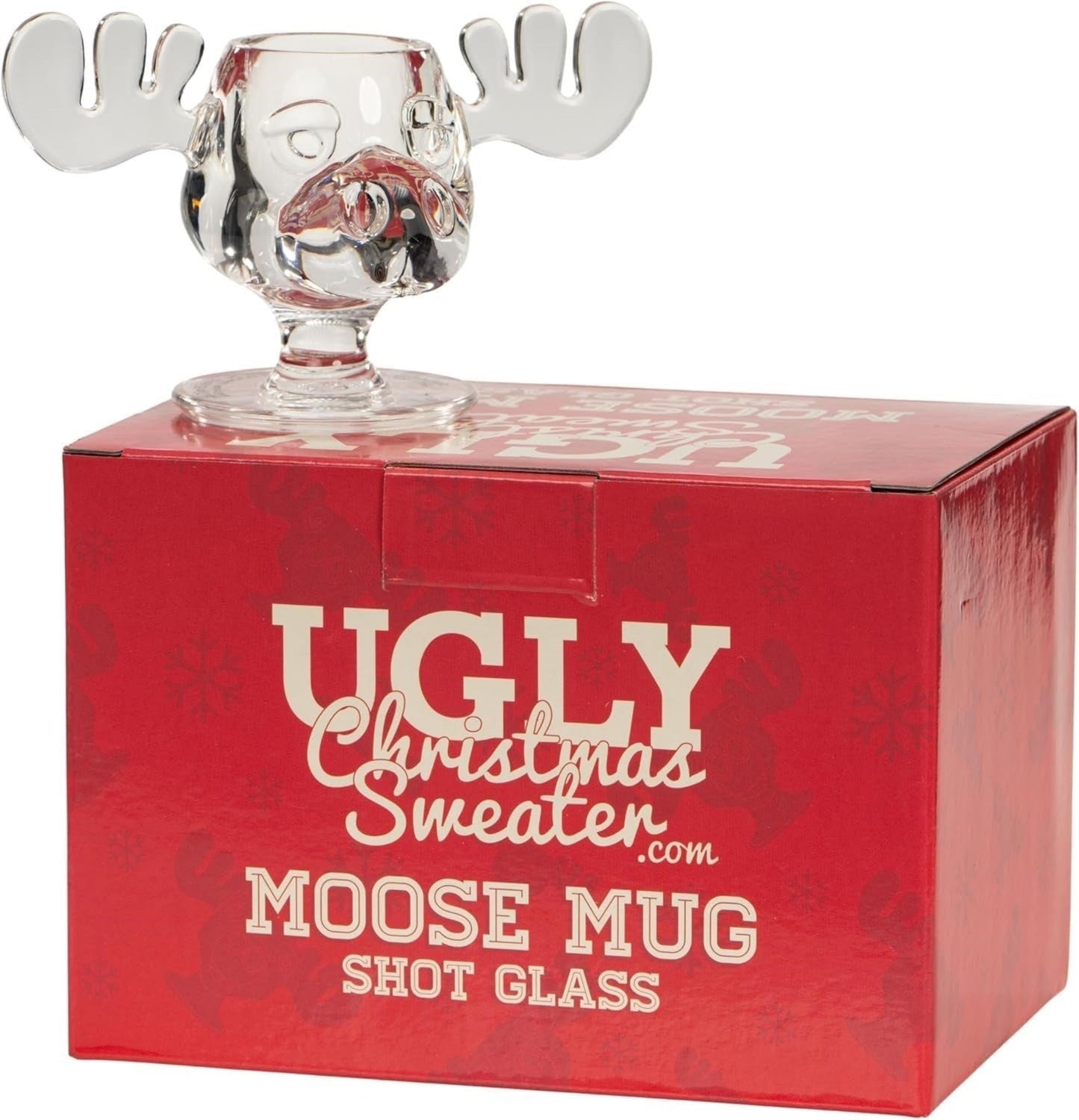 Christmas Vacation 1980s Movie Moose Mug Shot Glasses Gift Box Set