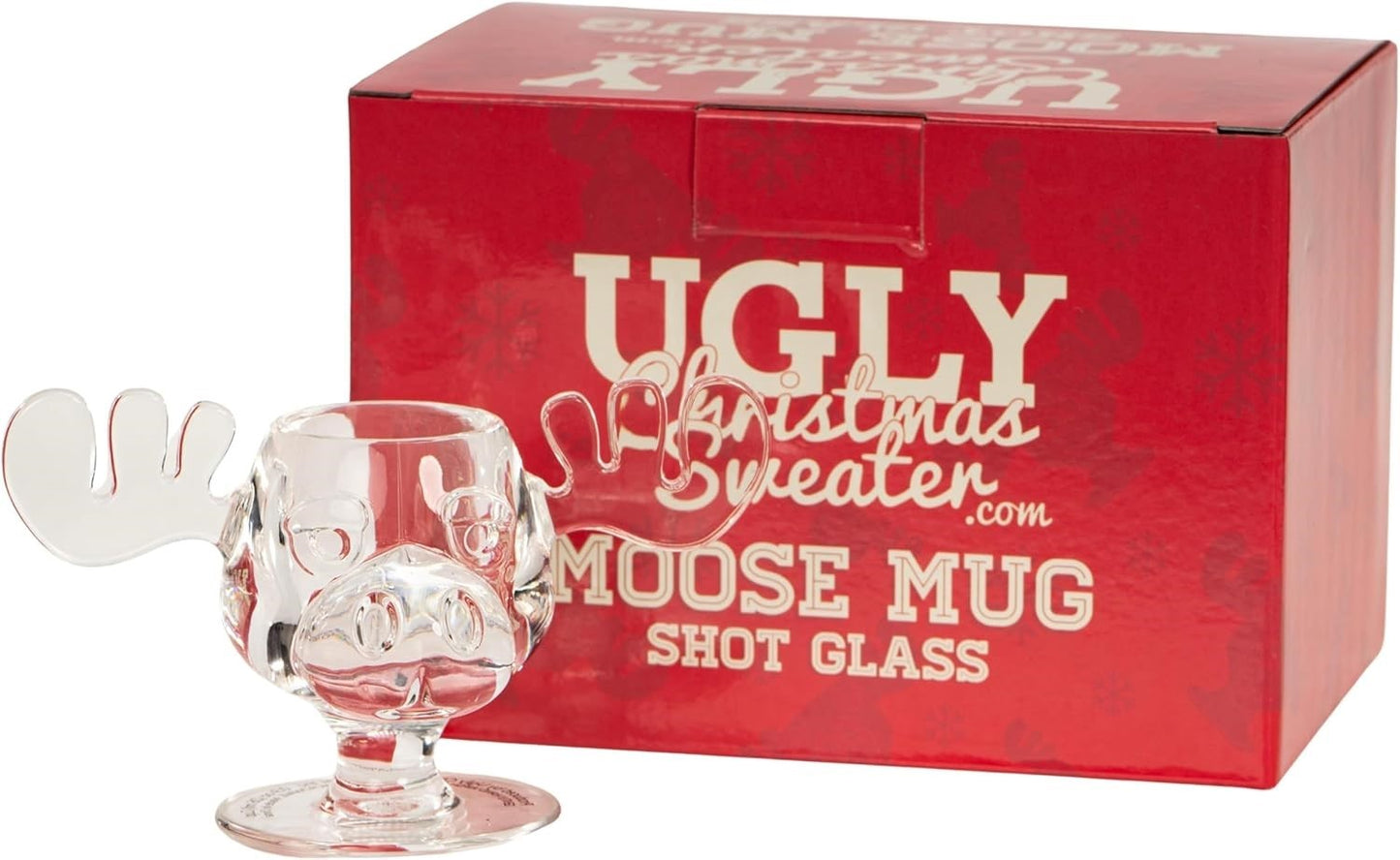 Christmas Vacation 1980s Movie Moose Mug Shot Glasses Gift Box Set