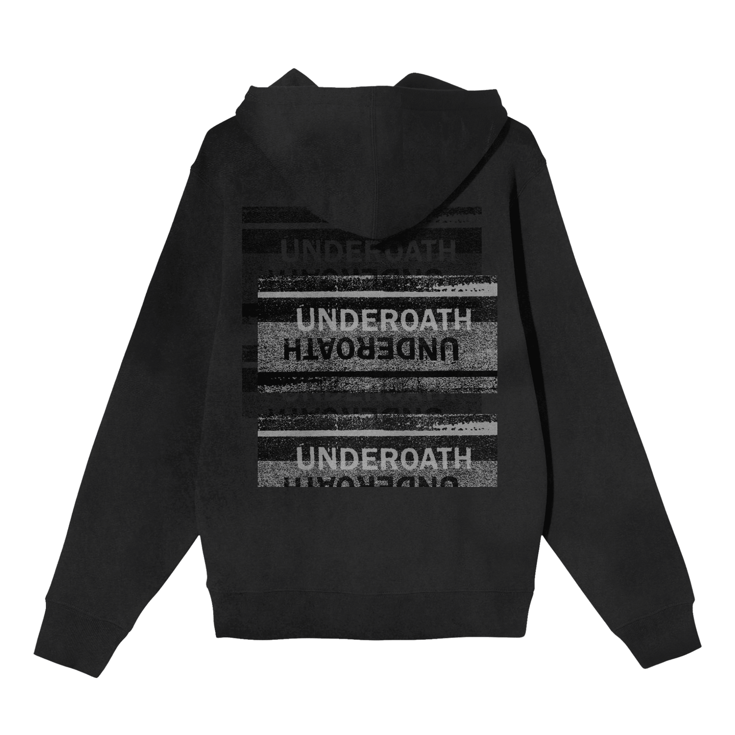 Underoath Let Go Stacked Mens Hoodie