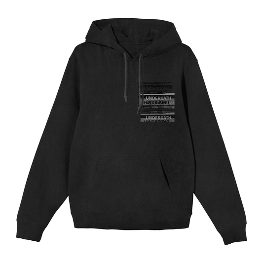 Underoath Let Go Stacked Mens Hoodie