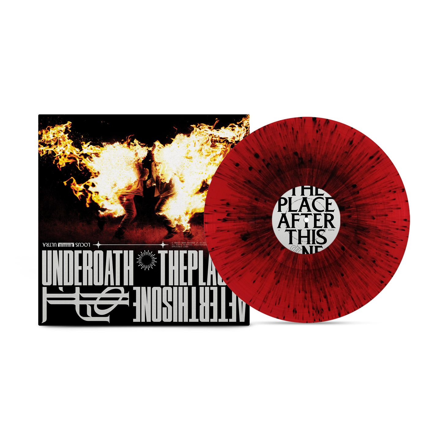 Underoath ‘The Place After This One’ LP (Limited Edition – Only 300 Made, Translucent Red w/ Black Splatter Vinyl) Vinyl Record