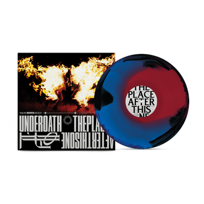 Underoath - The Place After This One Black + Blue Red Swirl Vinyl Record