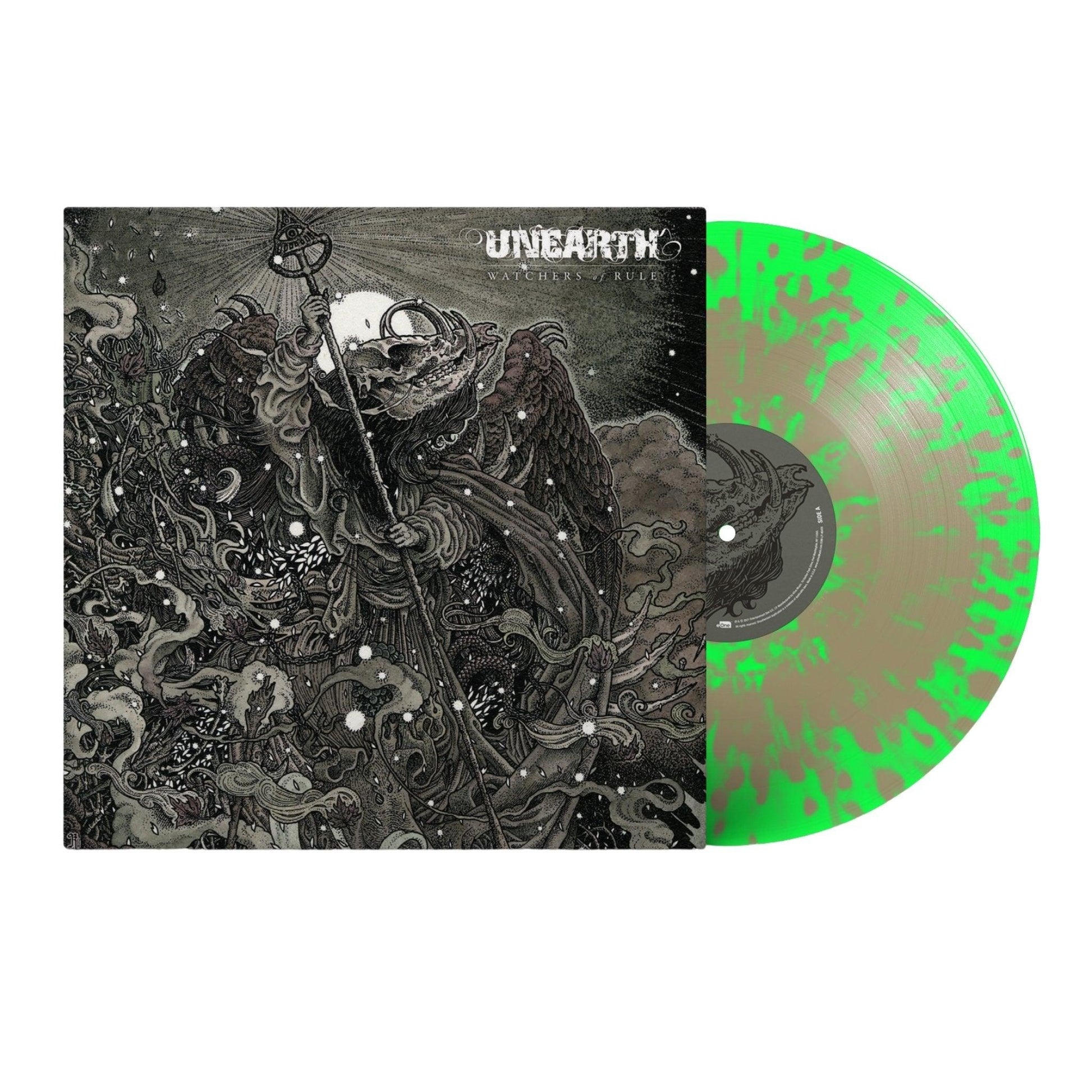 Unearth - Watchers Of Rule Neon Green Vinyl Record