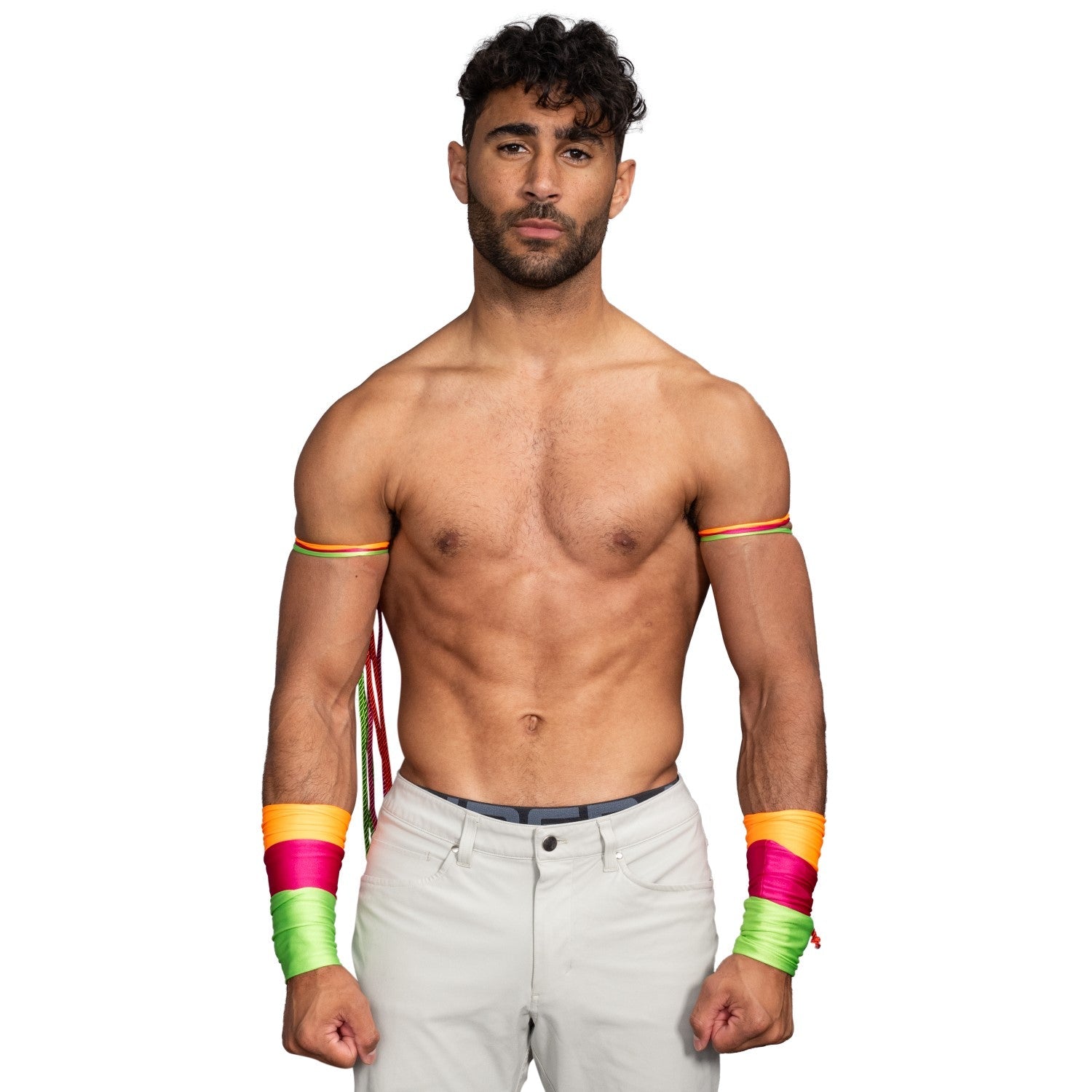 Ultimate Warrior Wrestler Halloween Cosplay Costume Wristband & Armbands