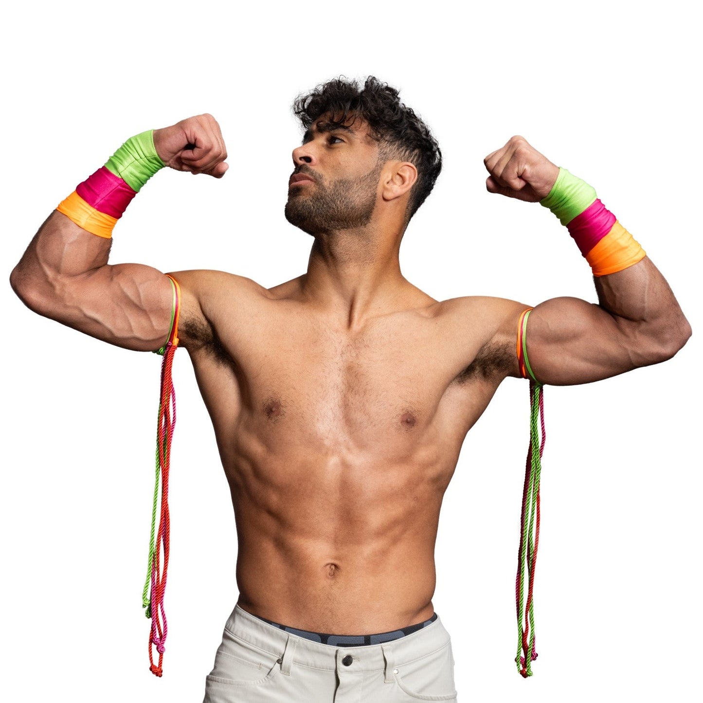 Ultimate Warrior Wrestler Halloween Cosplay Costume Wristband & Armbands
