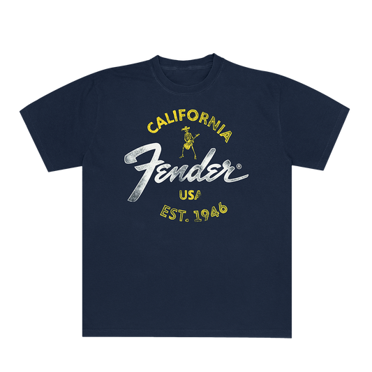 Fender Baja Blue Tee Shirt