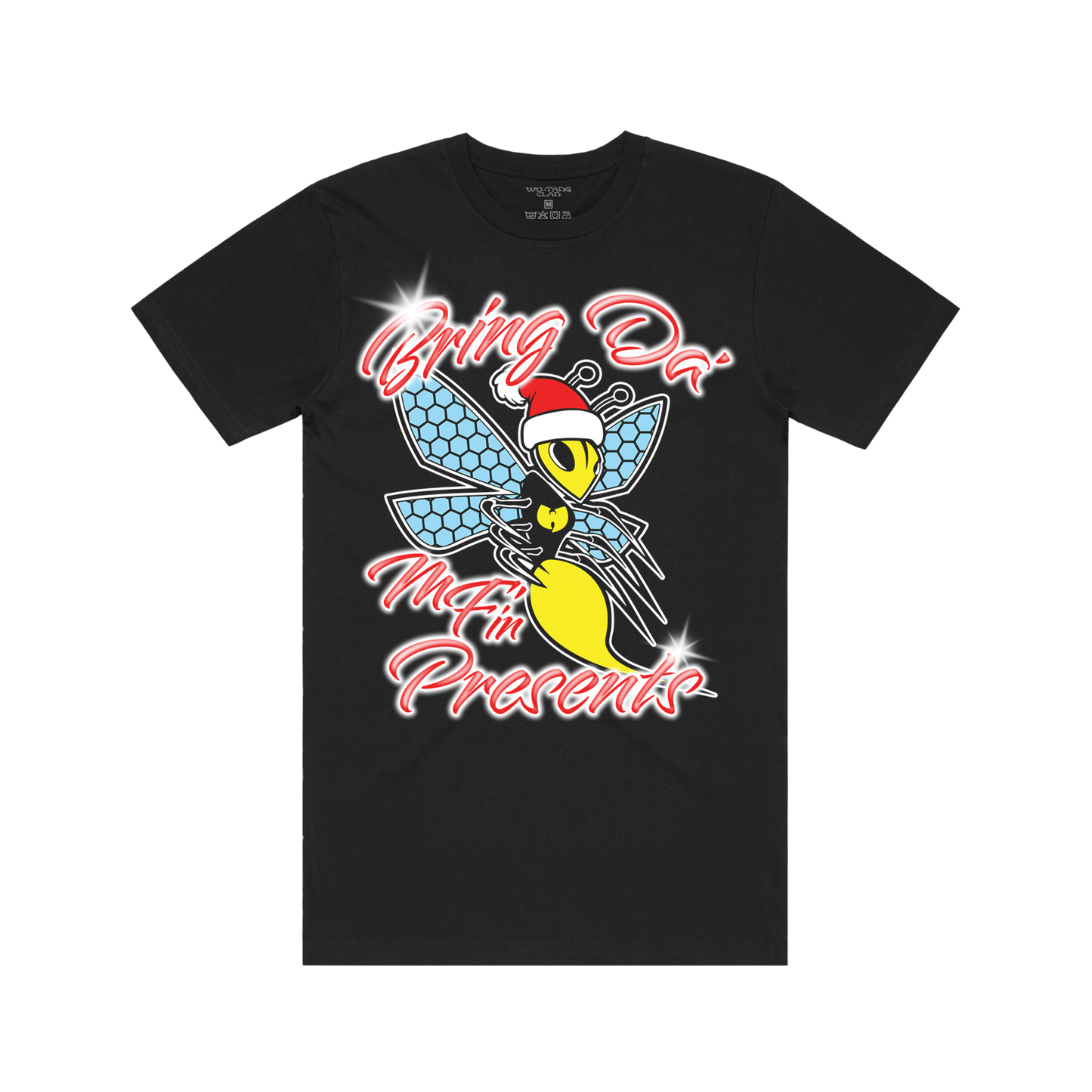 Wu-Tang Clan Bring Da’ Mf’n Presents Mens T Shirt Black Holiday Edition Officially Licensed