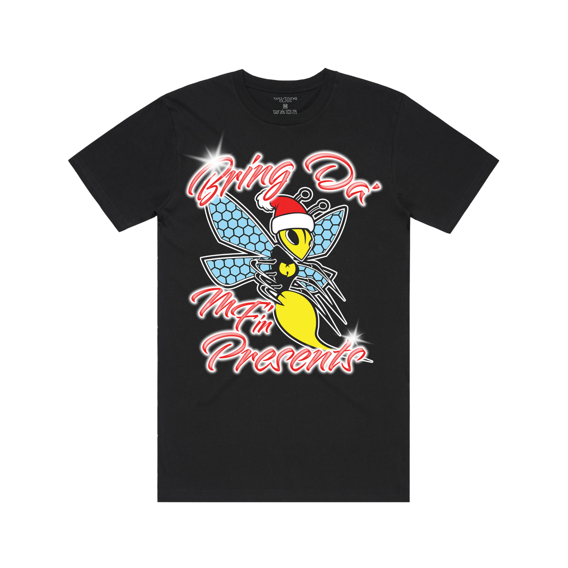 Wu-Tang Clan Bring Da’ Mf’n Presents Mens T Shirt Black Holiday Edition Officially Licensed